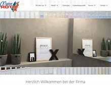 Tablet Screenshot of maler-roth.de